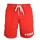 BLARIX Mens Lifeguard Board Shorts Swim Trunks Swimsuit (Small, Red)