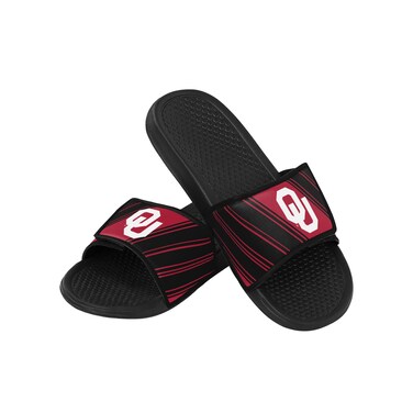 FOCO Oklahoma Sooners NCAA Mens Legacy Sport Slide - L