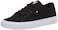 DC mens Manual Skate Shoe, Black/White, 7.5 US