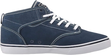 Globe Men's Motley MID Skateboarding Shoe, Blue/White, 5 M US