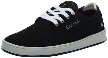 Emerica Men's Romero Laced Skate Shoe, Black/Tan, 8.5