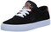 DC Men's Teknic Skate Shoe, Black/RED, 9.5