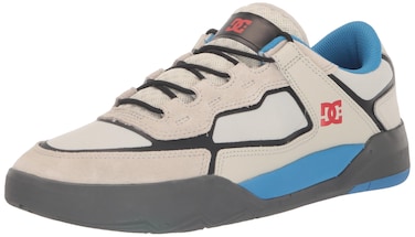 DC Men's Metric LE Skate Shoe, Blue/White, 9.5