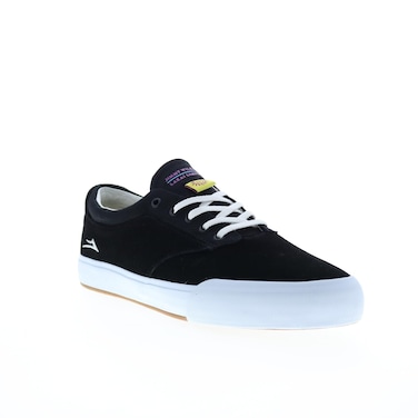 Lakai Wilkins Men's Skateboarding Shoes, Black Suede, 13