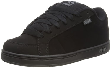 Etnies Kingpin Men's Skateboarding Shoe Classic Puffy Sustainable, Comfortable &amp; Durable Footwear with Die-Cut EVA Insole - Black/Black - 5.5