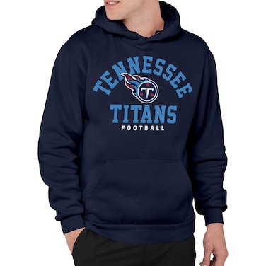 Junk Food Clothing x NFL - Tennessee Titans - Classic Team Logo - Unisex Adult Pullover Fleece Hoodie for Men and Women - Size X-Large
