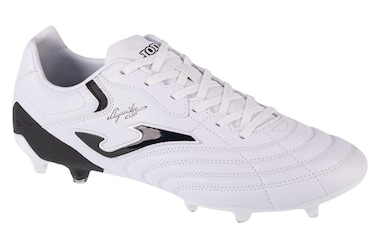 Joma - Football Boots Aguila Cup FG - Sizes: 6.5 - Professional Soccer Cleats - Microfiber Upper, High Durability PU Outsole, Heel Reinforcement, Enhanced Tongue-Free Fit - Colors: White Black