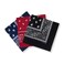 cocopuss 22"X22" Cotton Bandanas for Men &amp; Women Pasiley Cowboy Bandana Handkerchiefs for Hair