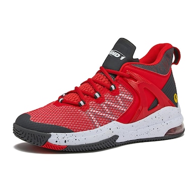AND1 Turnaround Men&rsquo;s Basketball Shoes, Indoor or Outdoor Basketball Sneakers for Men, Street or Court - Red, 9.5 Medium