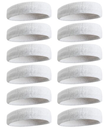 Towel Headband Fashion Sweatbands Sports Headband Soft Organic Cotton Outdoor Head Sweat Band for Men &amp; Women Yoga Exercise