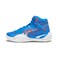 PUMA Mens Playmaker Pro Mid Basketball, Bluemazing-For All Time Red, 13