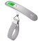 Digital Luggage Travel Scale with Overweight Warning Function, Portable Handheld Electronic Weighing Scale with Hook, 50kg &amp; Backlit LCD Display Screen Design for Suitcase Baggage (Battery Included)