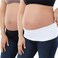 Ingrid &amp; Isabel Basics - Bellaband - Belly Bands for Pregnant Women (S/M), Black &amp; White, 2 Pack