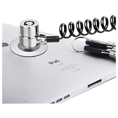 FOLAI Laptop Cable Lock Hardware Security Cable Lock Anti Theft Lock for iPad Tablet Laptop MacBook and All Other Notebooks and Laptop with Black Anchor