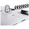 FOLAI Laptop Cable Lock Hardware Security Cable Lock Anti Theft Lock for iPad Tablet Laptop MacBook and All Other Notebooks and Laptop with Black Anchor