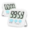 Antonki 2 Pack Digital Timer for Kids, Magnetic Countdown Kitchen Timers for Cooking, Egg, Classroom, Teacher, Exercise, Study, Oven - Battery Included