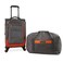 NAUTICA Pathfinder 2pc Softside Luggage Set, Grey/Orange