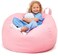 Stuffed Animal Bean Bag Storage (No Filler) - Machine Washable Kids Bean Bag Chair - Extra Large Pink Bean Bag Chair Cover Stuff Toys &amp; Soft Items - Stuffed Animal Holder for Girls -Pink Corduroy