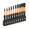 toolant Impact Hex Head Allen Wrench Drill Bit Set 10pcs (Metric), 1/4&rdquo; Hex-Shank S2 Steel Hex Bits Set, CNC Machined Tips with Magnetism, 2&rdquo; Long with Storage Box