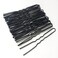 RN BEAUTY 200 Count Bobby Pins With Tin Case 2.76inch/7cm Safe Rounder Tips Stainless Steel Strong Grip Hairpins Bob Pins Bulk Hairstyles Bun Clips Hair Styling Pins Black Tipped (U Shaped 7cm)