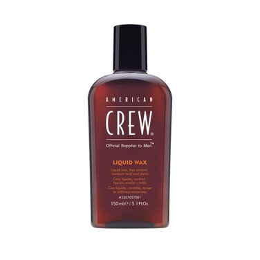 American Crew Men's Hair Wax, Liquid Wax, Medium Hold with Medium Shine, 5.1 Fl Oz