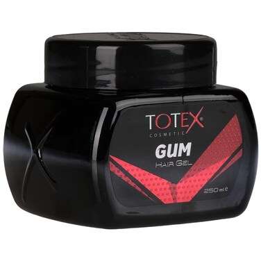 Totex Hair Styling Gum Gel Gummy New Formula Ultra Strong Edge Control Red Hair Gel 250ml