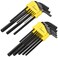 STANLEY Hex Key Set, Long Arm, SAE &amp; MM, 22-Piece (85-753)