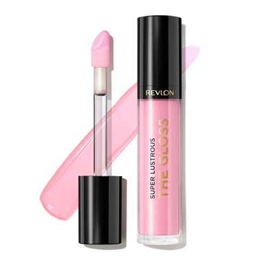 Revlon Super Lustrous Lip Gloss, Non-Sticky, High Shine Finish, 207 Pink Sky, 0.13 Oz