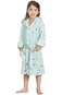 ECHERY Boys Girls Bathrobes Toddler Robes Children's Plush Soft Coral Fleece Hooded Pajamas Sleepwear for Kids