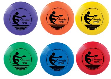 Champion Sports Competition Plastic Flying Discs, 9"D - Sold Individually