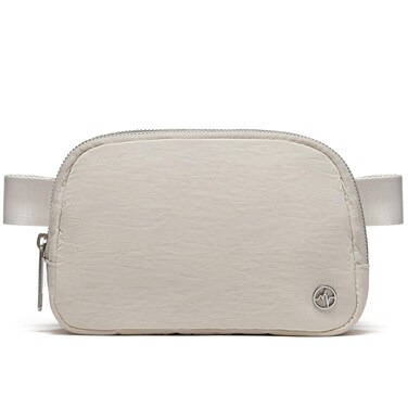 Pander Belt Bag for Women, Fashion Waist Packs, Crossbody Bags with Adjustable Strap (White Opal).