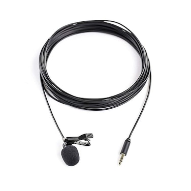 Saramonic SR-XLM1 Broadcast-Quality Lavalier Omnidirectional Microphone with 3.5mm TRS Connector for DSLR Cameras, Camcorders, Recorders Devices
