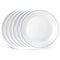 Corelle 6-Piece 10.25&quot; Dinner Round Plates, Vitrelle Triple Layer Glass, Lightweight Round Plates, Large Round Plates, Chip and Scratch Resistant, Microwave and Dishwasher Safe, Caspian