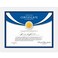 Icona Bay 8.5x11 White Diploma Frame, Sturdy Wood Composite Certificate Frame, Document Frame, Sleek Design, Table Top or Wall Mount, Exclusives Collection