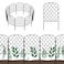 OUSHENG 10 Pack Decorative Garden Fence, Total 10ft(L) x 24in(H) Animal Barrier Border, Rustproof Metal Wire Section Edging Fencing Panel for Outdoor Patio Garden Yard, Arched
