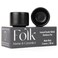 Folk Ceramics Leonard Ceramic Espresso Cups   Set of 2, 3oz, Matte Black   Modern Stackable Demitasse Mugs for Espresso   Thick Walled, Handleless, Durable, Dishwasher &amp; Microwave Safe