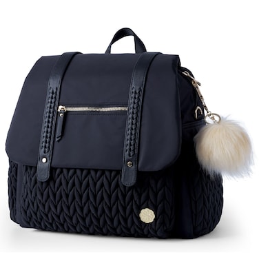 SEWBOO Diaper Bag BackPack Large Capacity Travel Mommy Bag Waterproof and Stylish with Changing Pad Baby Bag for Women and Girls