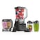 Ninja Blender, Kitchen System for-Smoothie, Frozen, Extract, Chop &amp; Dough, Pitcher, 8-cup Food Processor Bowl, Smoothie Cup, Ninja Total Crushing, 1200 Watt, BPA Free, Dark Grey, BR601AMZ