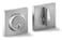 Berlin Modisch Single Cylinder Deadbolt Lock Slim Square for Front Door Modern Contemporary High Security Heavy Duty &ndash; Satin Nickel Finish