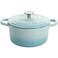 Crock-Pot Artisan Round Enameled Cast Iron Dutch Oven, 3-Quart, Aqua