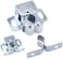 HQDeal 12PCS Door Catches, Double Roller Strong Hold Cupboard Cabinet Door Catches with Screws, Double Roller Catch Cabinet Catch Door Latch for Home Furniture Cabinet Cupboard (Zinc Plated)