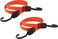 BLACK+DECKER BDX1011 Black/Orange 36" Flat Bungee Cord Straps, 2 Pack