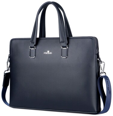 FSD.WG]Business Bag Leather Briefcase Shoulder Laptop Business Bag for Men