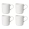 Lenox French Perle Scallop 4-Piece Mug Set, 4 Count (Pack of 1)