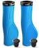MARQUE Ergo Bike Handlebar Grips &ndash; Non-Slip Bike Handle Grip with Ergonomic Comfort Design for Bicycle Flat Handle Bar &ndash; Fit Mountain Bikes, E-Bikes, Hybrid, City Commuters (Ergo Blue)