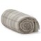 Americanflat 50x60 Cotton Throw Blanket for Couch with Fringe-Decorative Accent for Chairs, Bedrooms, Office and for Outdoor Use, Cream Beige Plaid