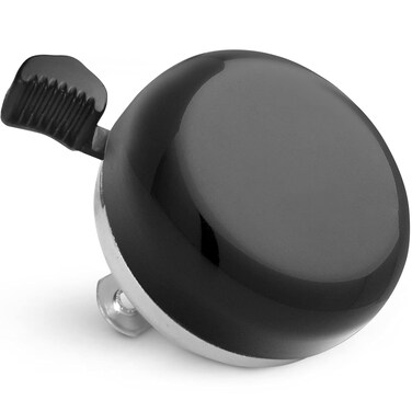 MARQUE Beach Cruiser Bike Bell &ndash; Classic Bicycle Bell Design for Adults and Kids with Traditional Ring Sound (Black)