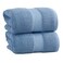 NY Loft 100% Cotton 2 Pack Bath Sheet Towel Set   Super Soft &amp; Absorbent Quick-Dry Oversize Bath Towels  Textured and Durable Cotton   Bright White
