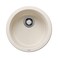 BLANCO 527407 RONDO SILGRANIT Drop-In or Undermount Round Bar Sink - Soft White