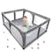 YOBEST Baby Playpen, 71"x59" Infant Playard with Gates, Sturdy Safety Playpen with Soft Breathable Mesh, Indoor &amp; Outdoor Toddler Play Pen Activity Center for Babies, Kids, Toddlers
